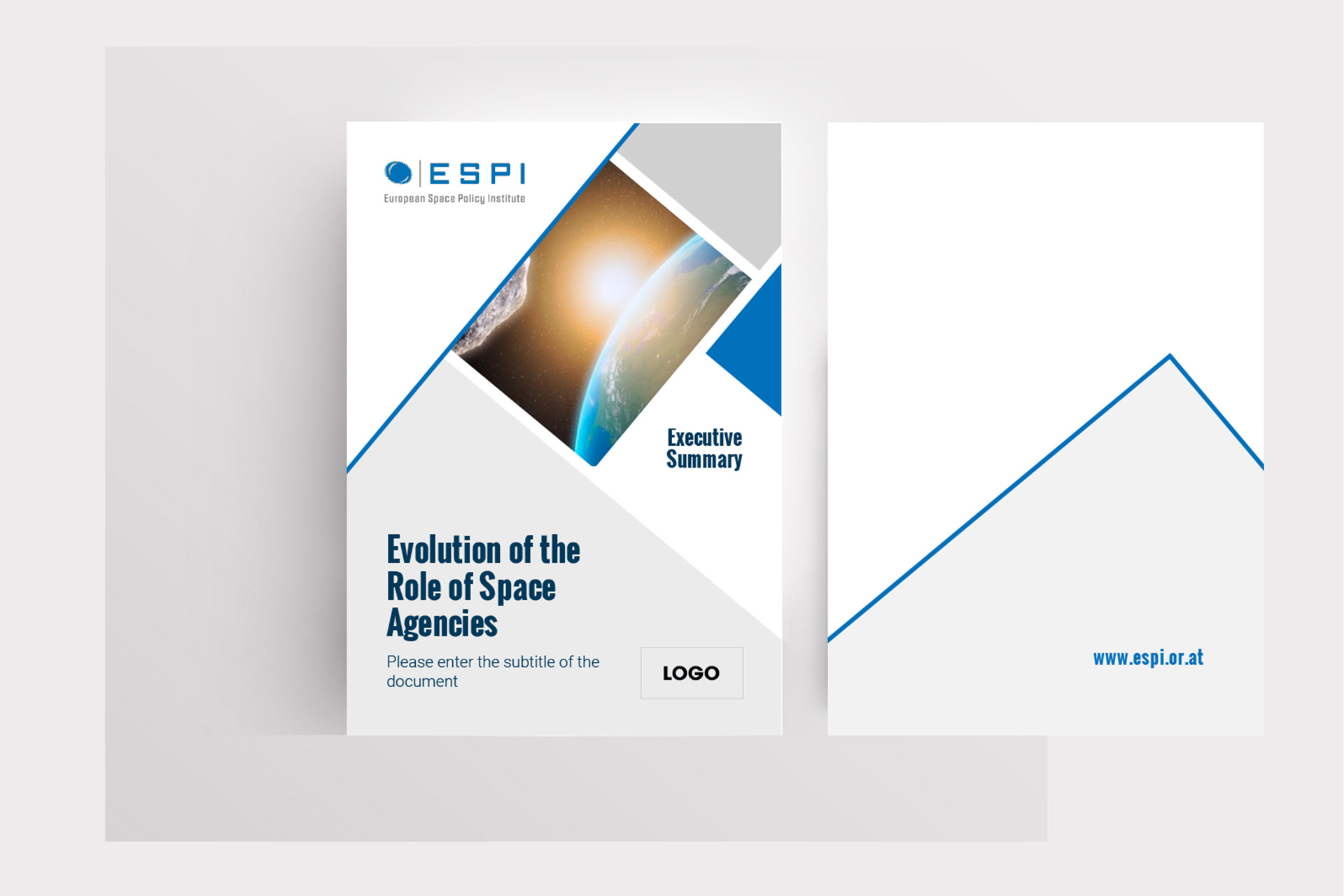 Entwicklung Corporate Word Vorlagen für European Space Policy Institute (ESPI)